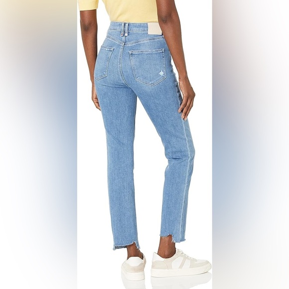 PAIGE Ultra High Rise Cindy Straight Ankle Length in Austyn - Picture 2 of 9